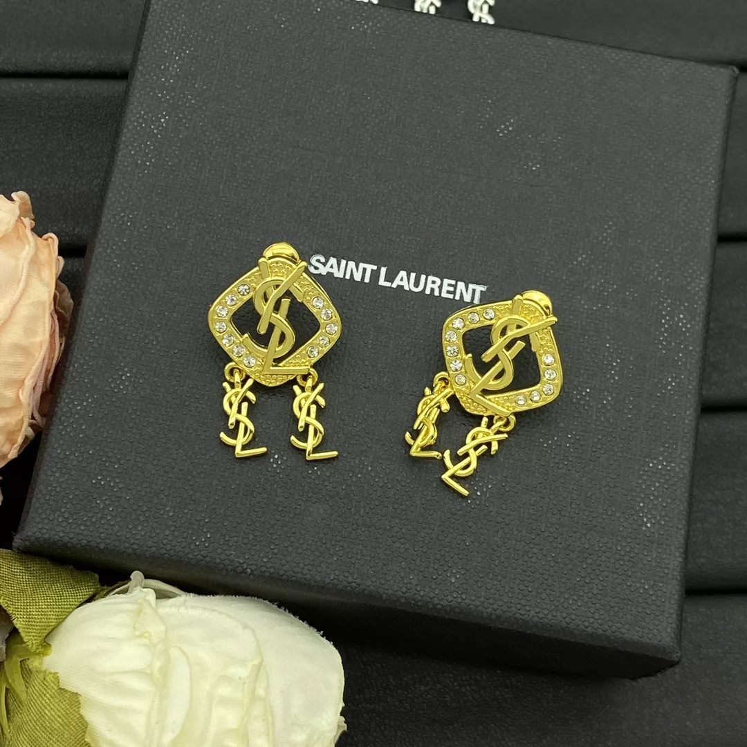 yves saint laurent ysl boucles doreilles pour femme s_12b31131